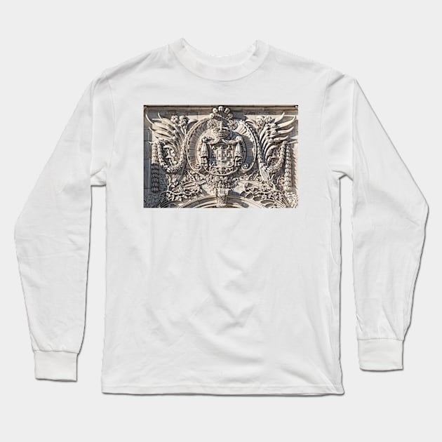 Rua Augusta Arch - Extreme Close Up - The Coat Of Arms Long Sleeve T-Shirt by PrinceJohn